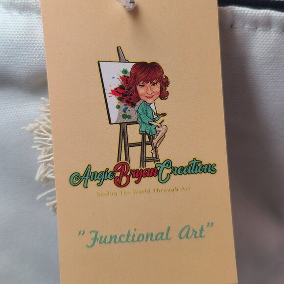 🦉 Angie Bryan Creations Owl Tote Bag – Original Artwork Print - Picture 12 of 14